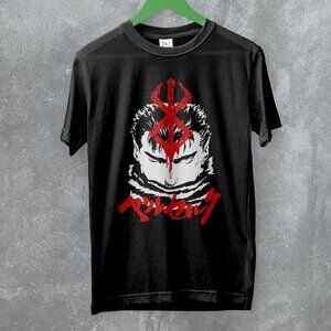 Berserk Manga Guts Knight Anime Graphic Dark Fantasy Warrior Hero T-Shirt 168